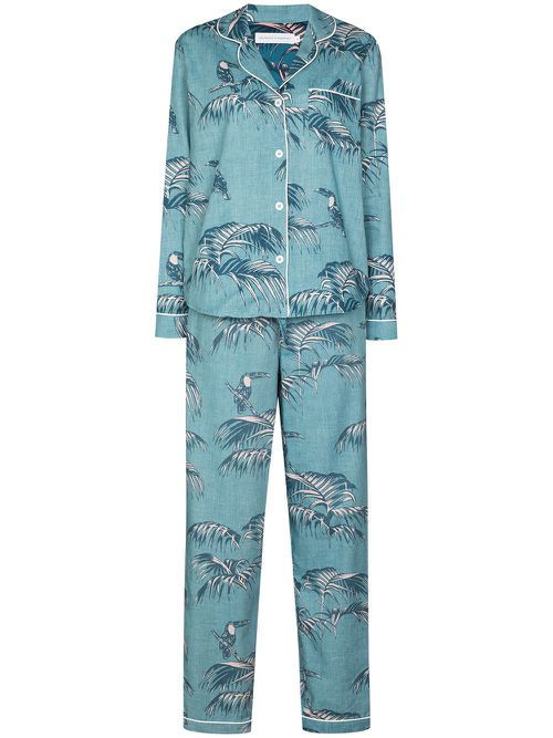 Bocas cotton pyjama set - Blue