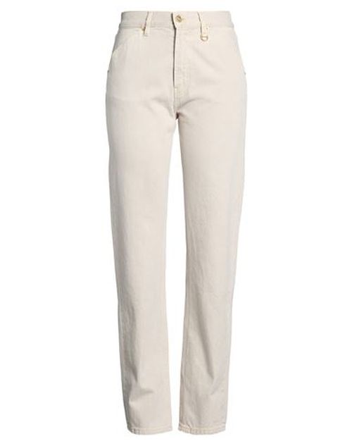 Le Splash Woman Jeans Beige Size 24 Organic cotton
