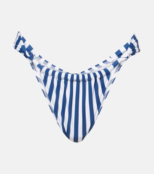 Rose striped bikini bottoms