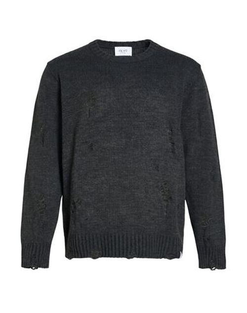 Man Sweater Charcoal Size S Acrylic, Wool