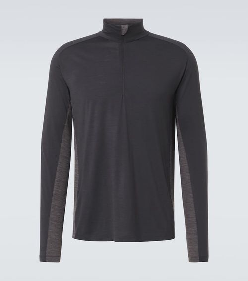 Runner virgin wool half-zip sweater