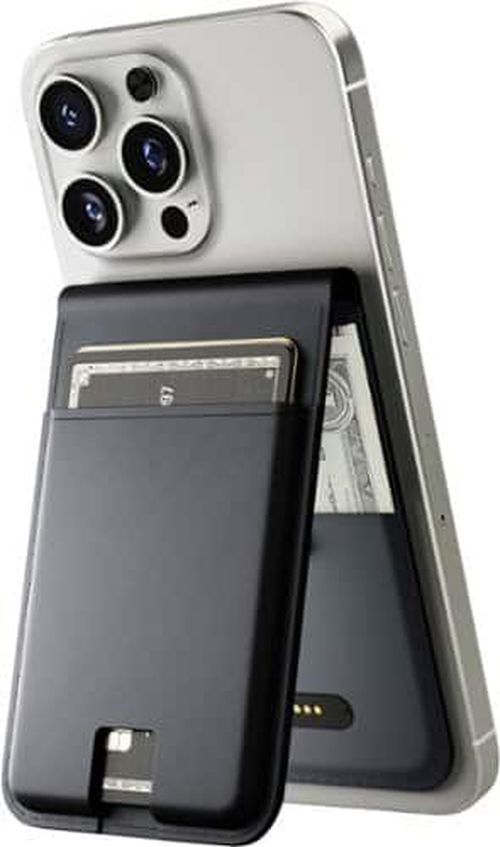 LOC8 MONEY CLIP MAGSAFE FINDER WALLET AND STAND - MIDNIGHT