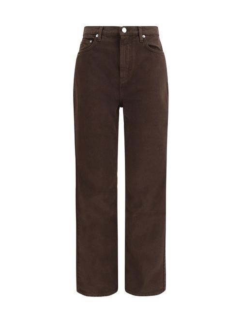 Organic Cotton Denim Jeans — Brown