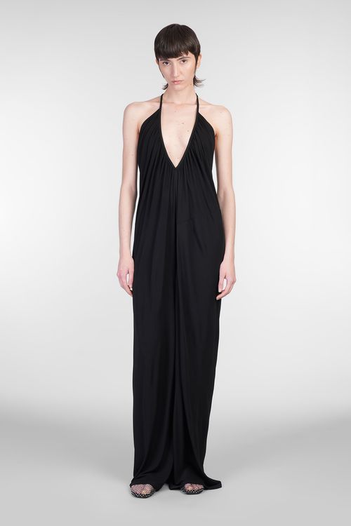 Jumpsuit In Black Viscose