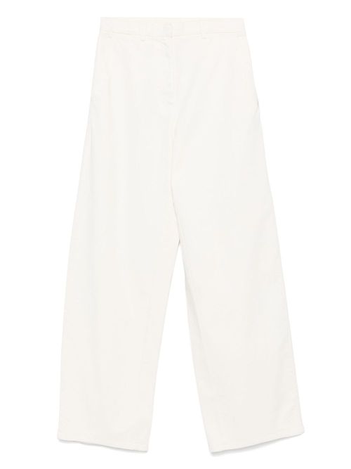 Nº21 twill-weave trousers - Neutrals
