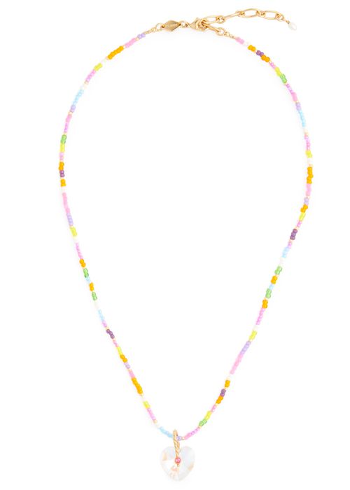 Hearty Eldorado 18kt Gold-plated Beaded Necklace