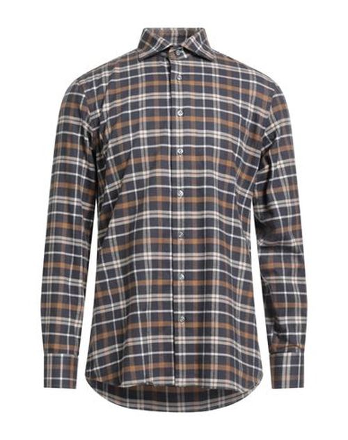 Man Shirt Charcoal Size 15 Cotton