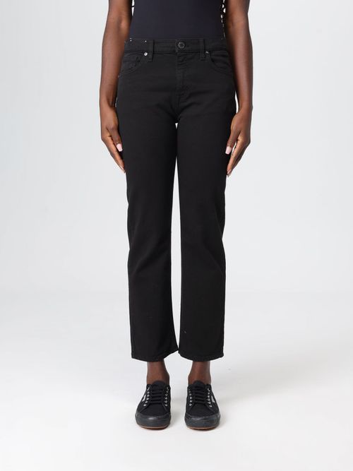 Jeans Woman color Black