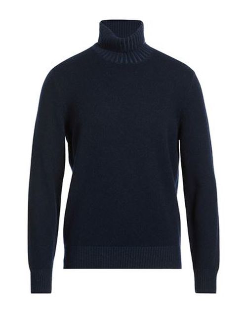 Man Turtleneck Navy Size 38 Cashmere
