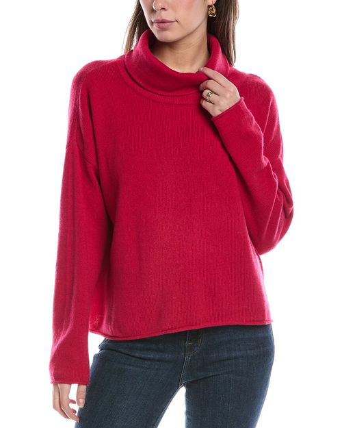 Turtleneck Cashmere-Blend Box-Top