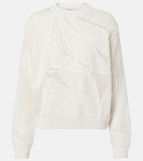 Salvo open-knit cotton sweater