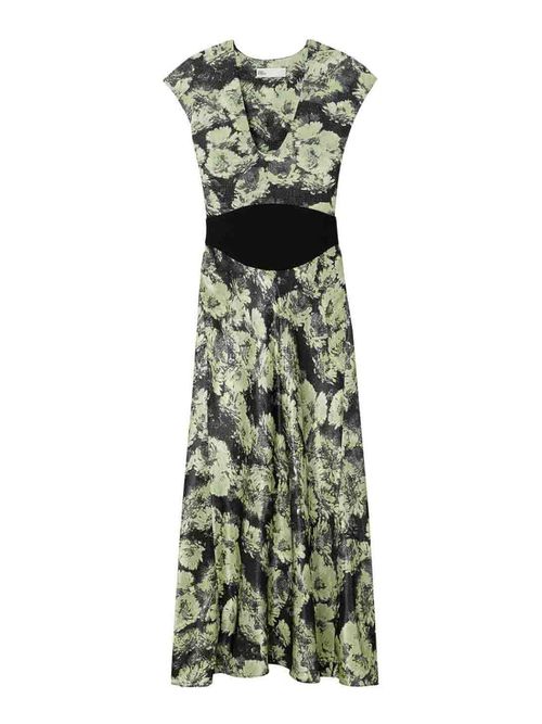 Printed Midi Dress
