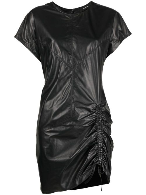Adelissa leather dress - Black