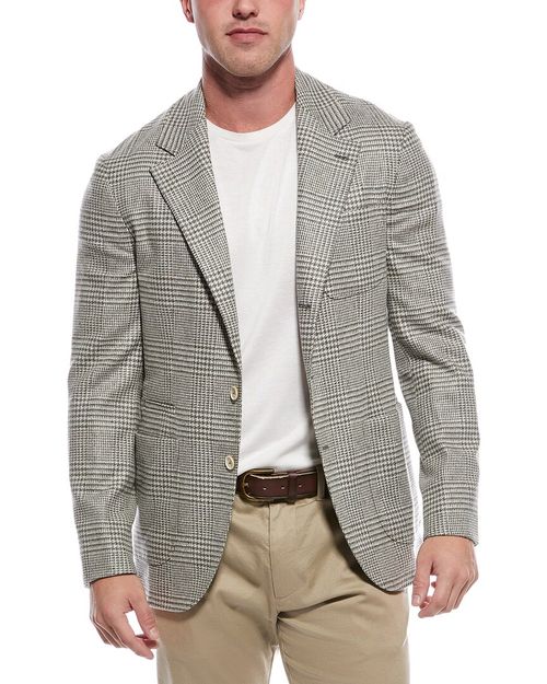 Wool, Silk & Cashmere-Blend Blazer