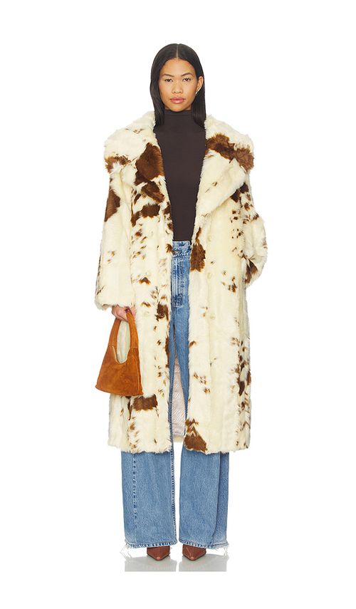 Adrienne Landau MANTEAU CATHERINE en Cream. S. Also en