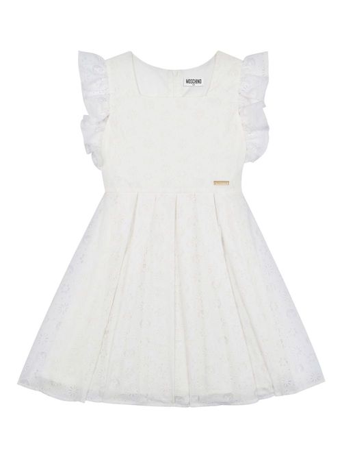 Jacquard dress - White