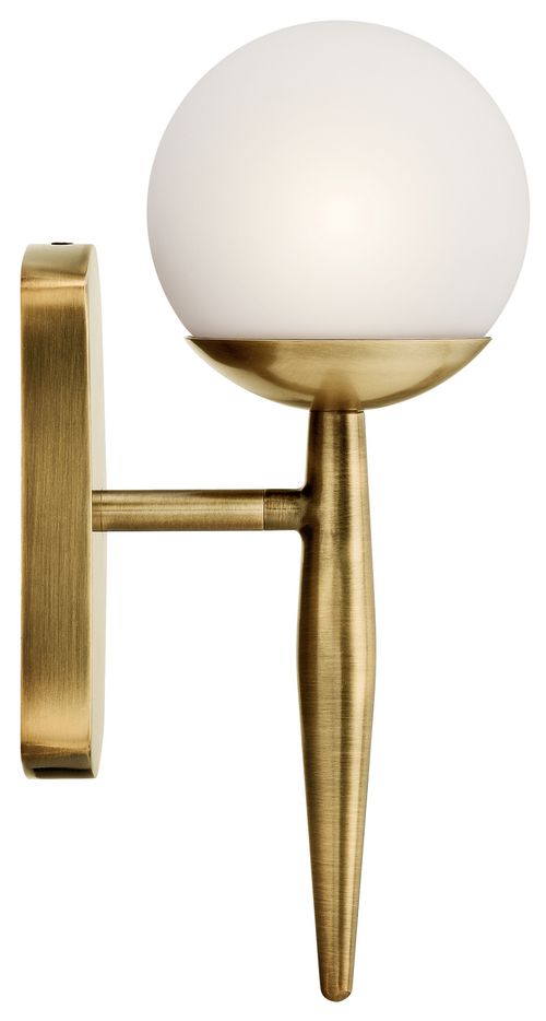 Jasper 1-Light Wall Sconce in Natural Bra