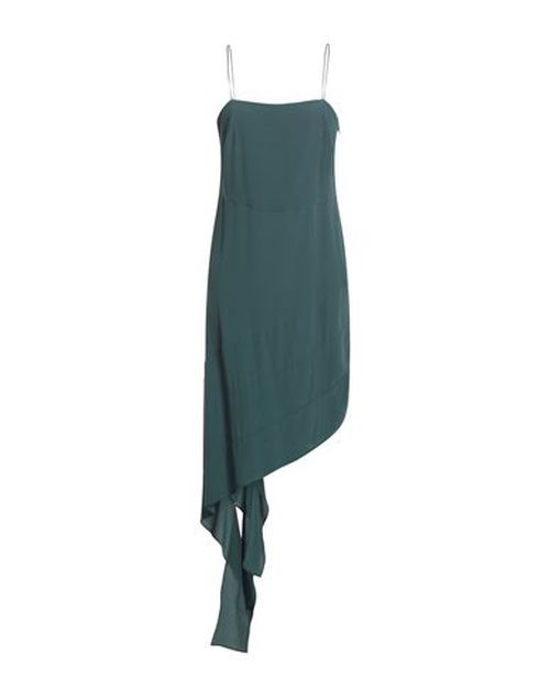Woman Mini dress Deep teal Size 6 Acetate, Silk