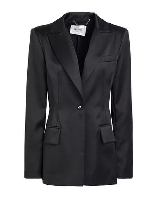 Woman Blazer Black Size 10 Polyester, Elastane