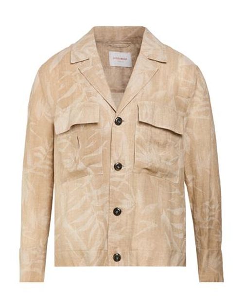 Man Blazer Beige Size L Linen