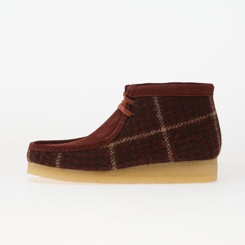 Shoes Clarks Originals Wallabee Boot Rust Tweed Comb