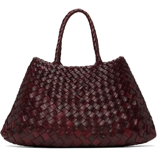 Burgundy Santa Croce Small Tote