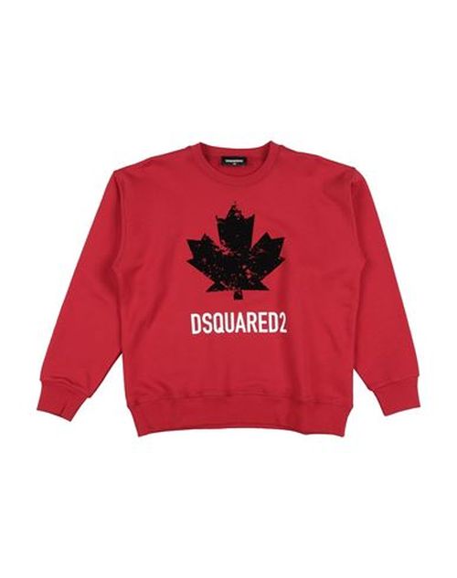 Kid Boy Sweatshirt Red Size 10 Cotton, Nylon