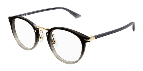 Montblanc MB0406O Asian Fit Men's Glasses, Grey, Size 48