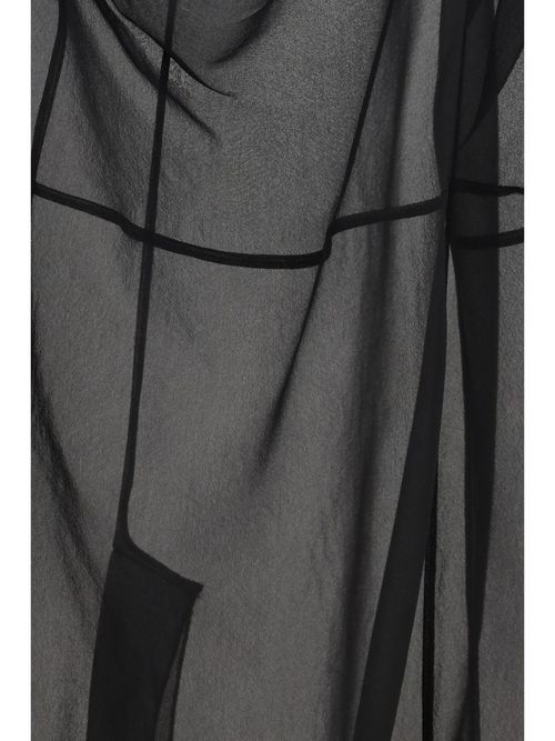 Suspender-Strap Cigaline Skirt — Black