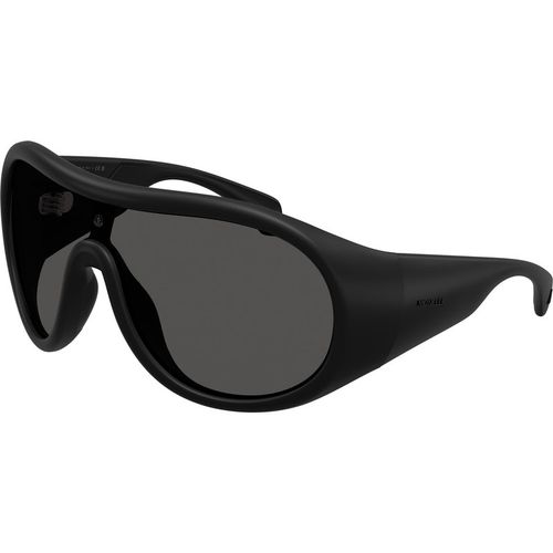 Moncler Unisex Moncler ME8004 CLOCHE 500687 Sunglasses Injected Black Grey Pilot Norma