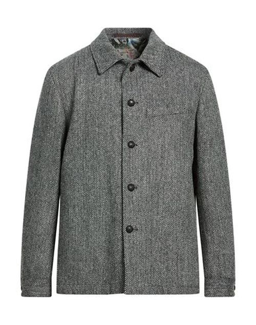 Man Coat Black Size 42 Virgin Wool