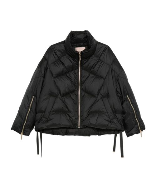 Quilted zip-sleeve puffer jacket