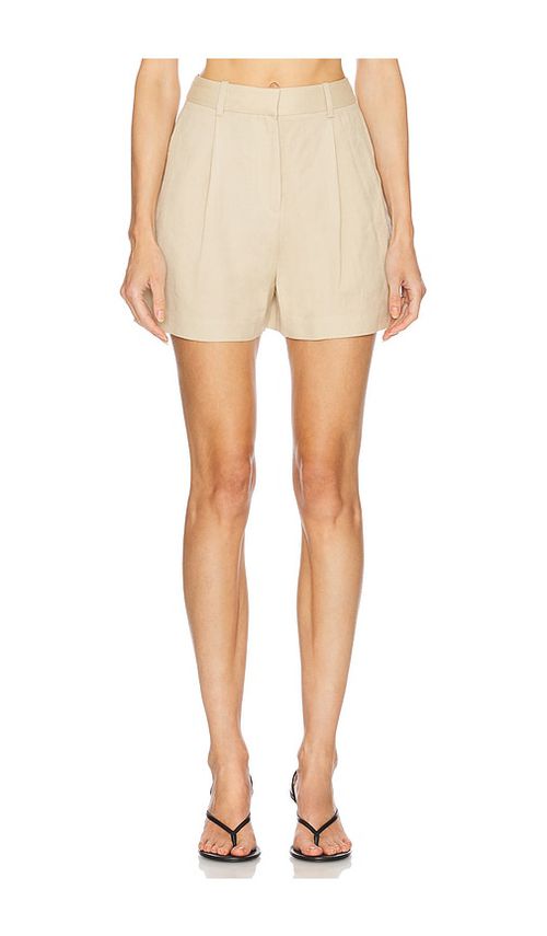 L'Academie SHORTS LEALA in Beige. Größe XS. Also in L, M, S