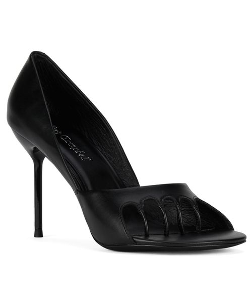 Women's Phases Vinyl Slip-On Dress Sandals - Black Smooth
