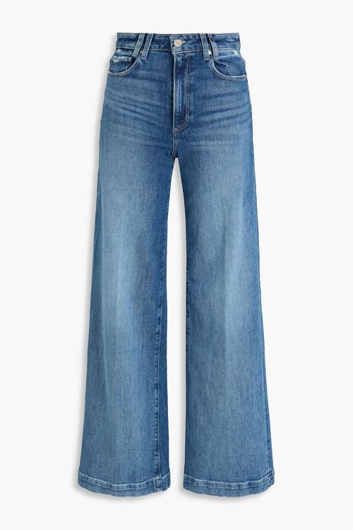 Harper high-rise wide-leg jeans - Blue - 25
