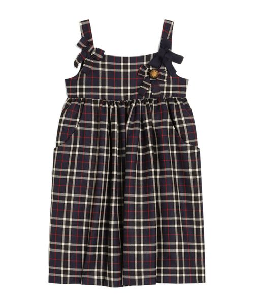 Virgin wool tartan dress
