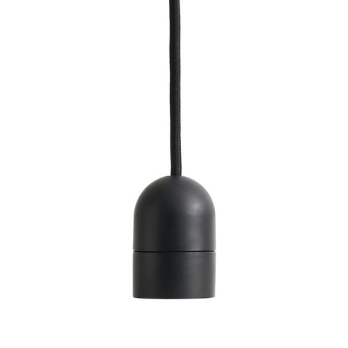 Common Pendant Light Cord Set in Soft Black 