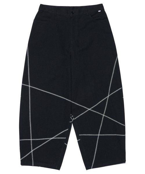 SL WIDE PANTS BLACK
