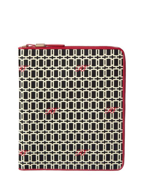 Coated Canvas & Leather Ipad Case