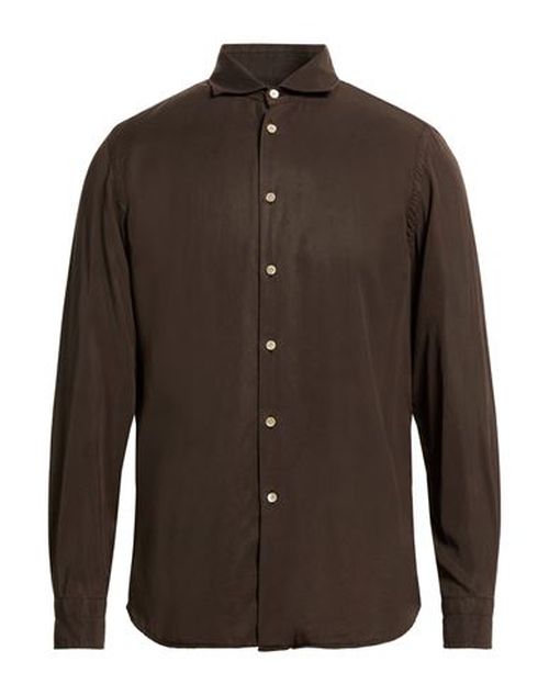 Man Shirt Chocolate brown Size 15 ½ Lyocell