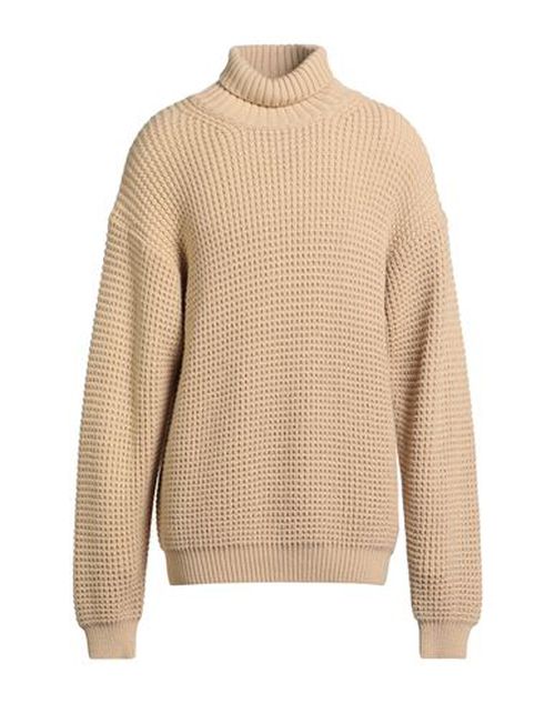 Family First Milano Man Turtleneck Beige Size L Wool, Polyamide, Acrylic