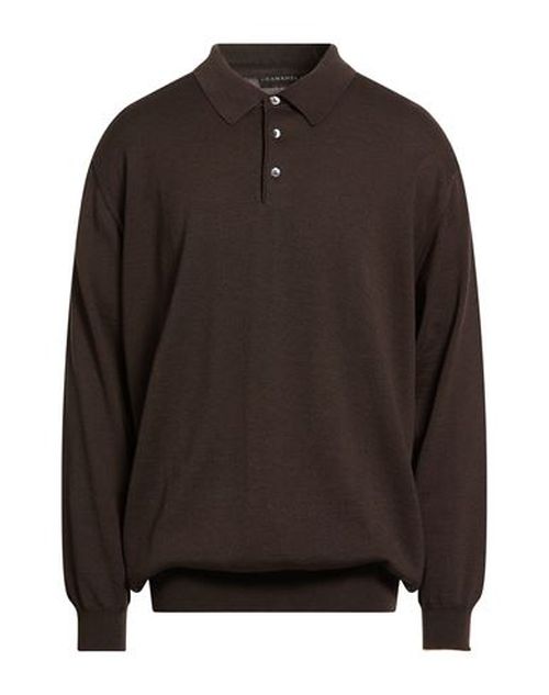 Man Sweater Dark brown Size 50 Virgin Wool