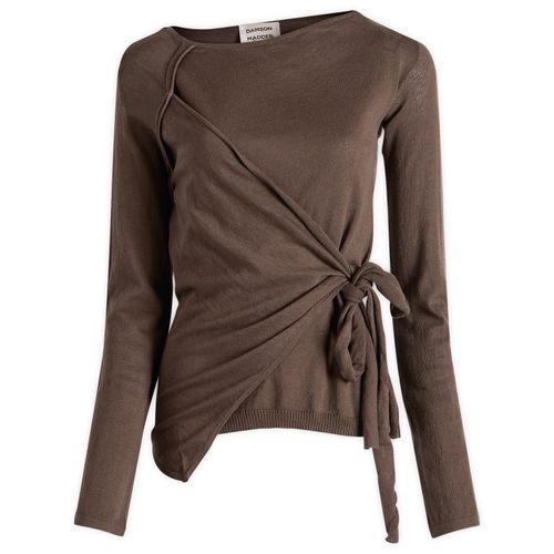 Women's Hannie Sheer Tie Jumper Khaki