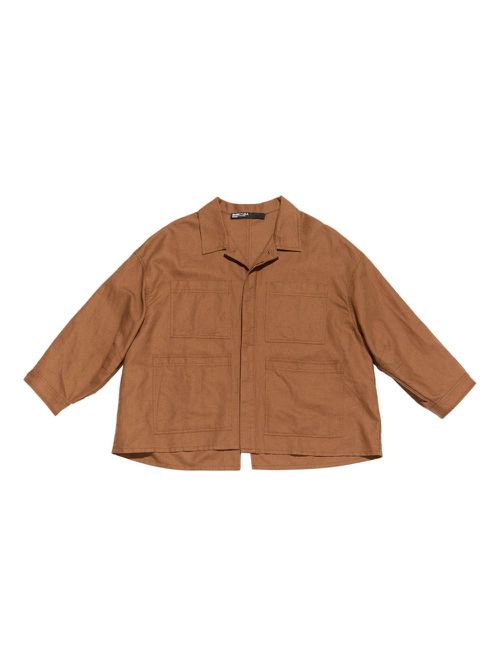 Bimba y Lola patch pocket jacket - Brown