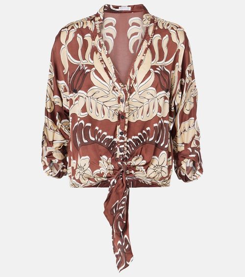Azia printed top