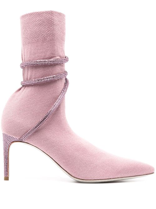 Cleo fabric ankle boots - Pink
