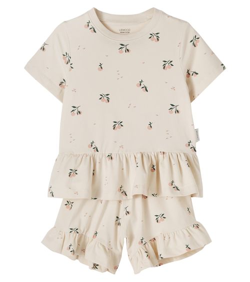 Ilford cotton-blend top and shorts set