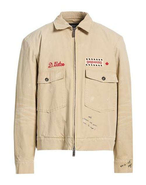 Man Jacket Beige Size 38 Cotton