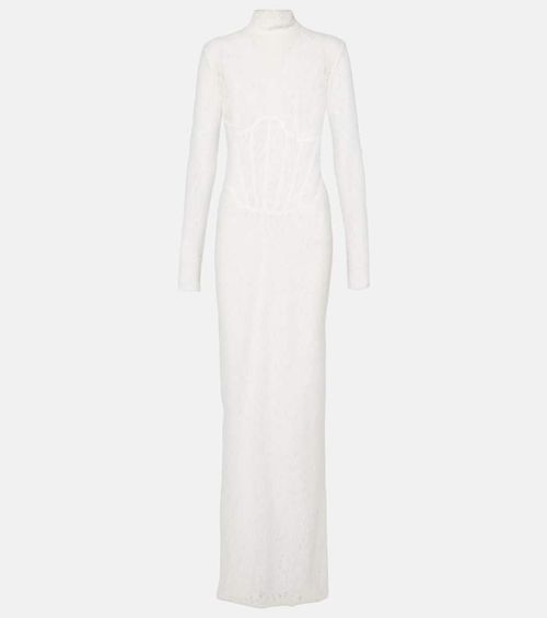 The New Arrivals Ilkyaz Ozel Isadora lace corset gown