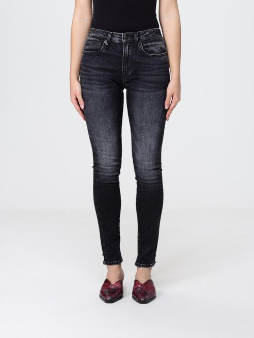 Jeans Woman color Black